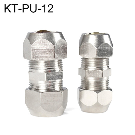 KT-PU-12 LAIZE Nickel Plated Copper Straight Pneumatic Quick Fitting Copper Pipe Connector -  by LAIZE | Online Shopping UK | buy2fix