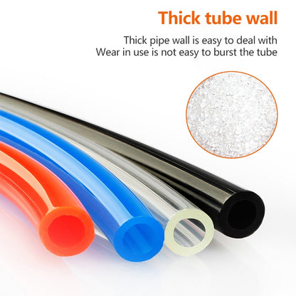 LAIZE Pneumatic Compressor Air Flexible PU Tube, Specification:12x8mm, 100m(Transparent) - PU Air Pipe by LAIZE | Online Shopping UK | buy2fix