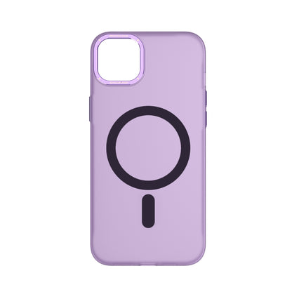 For iPhone 14 TOTUDESIGN AA-194 Crystal Color Series Magsafe Magnetic Phone Case(Purple) - iPhone 14 Cases by TOTUDESIGN | Online Shopping UK | buy2fix