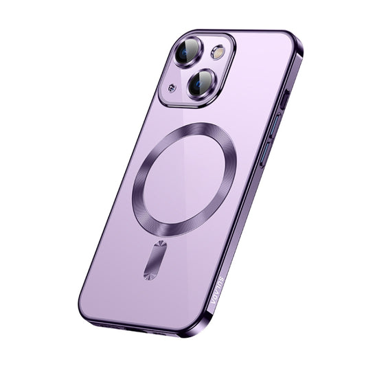 For iPhone 14 SULADA Plating TPU Shockproof Phone Soft Case(Purple) - iPhone 14 Cases by SULADA | Online Shopping UK | buy2fix
