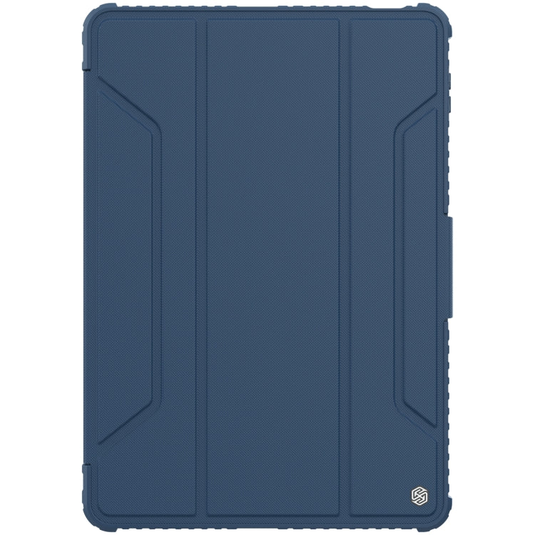 For Xiaomi Pad 5 Pro 12.4 inch NILLKIN Bumper Pro Leather Tablet Case with Pen Slot & Sleep / Wake-up Function(Blue) - Mi Pad 5 / 5 Pro Cases by NILLKIN | Online Shopping UK | buy2fix