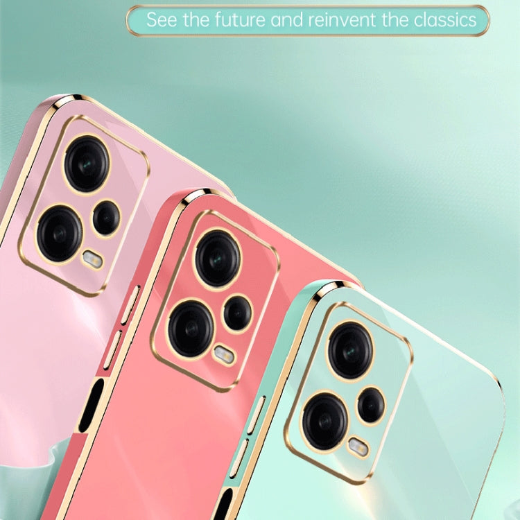 For Xiaomi Redmi Note 12 Pro 5G China XINLI Straight Edge 6D Electroplate TPU Phone Case(White) - Note 12 Pro Cases by buy2fix | Online Shopping UK | buy2fix