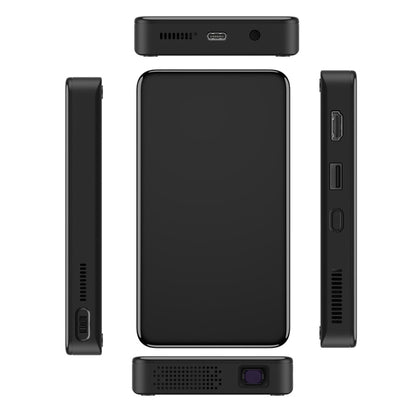 S90 DLP Android 9.0 1GB+8GB 4K Mini WiFi Smart Projector, Power Plug:UK Plug(Black) - Consumer Electronics by buy2fix | Online Shopping UK | buy2fix
