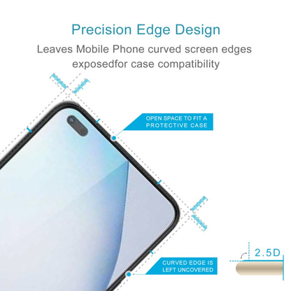 For Huawei Enjoy 50 Plus 50 PCS 0.26mm 9H 2.5D Tempered Glass Film - Huawei Tempered Glass by buy2fix | Online Shopping UK | buy2fix