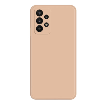 For Samsung Galaxy A23 Imitation Liquid Silicone Phone Case(Apricot) - Galaxy Phone Cases by buy2fix | Online Shopping UK | buy2fix