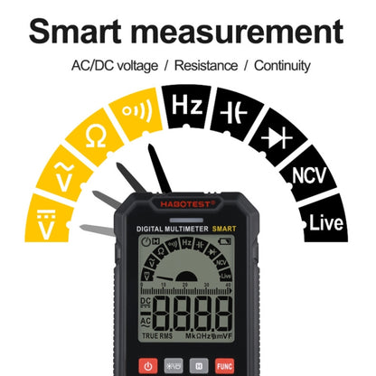 HABOTEST HT125B Digital High Precision Mini Universal Meter - Digital Multimeter by HABOTEST | Online Shopping UK | buy2fix