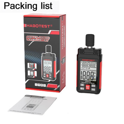 HABOTEST HT602 Multifunctional Digital Display Noise Decibel Tester - Electronic Test by HABOTEST | Online Shopping UK | buy2fix