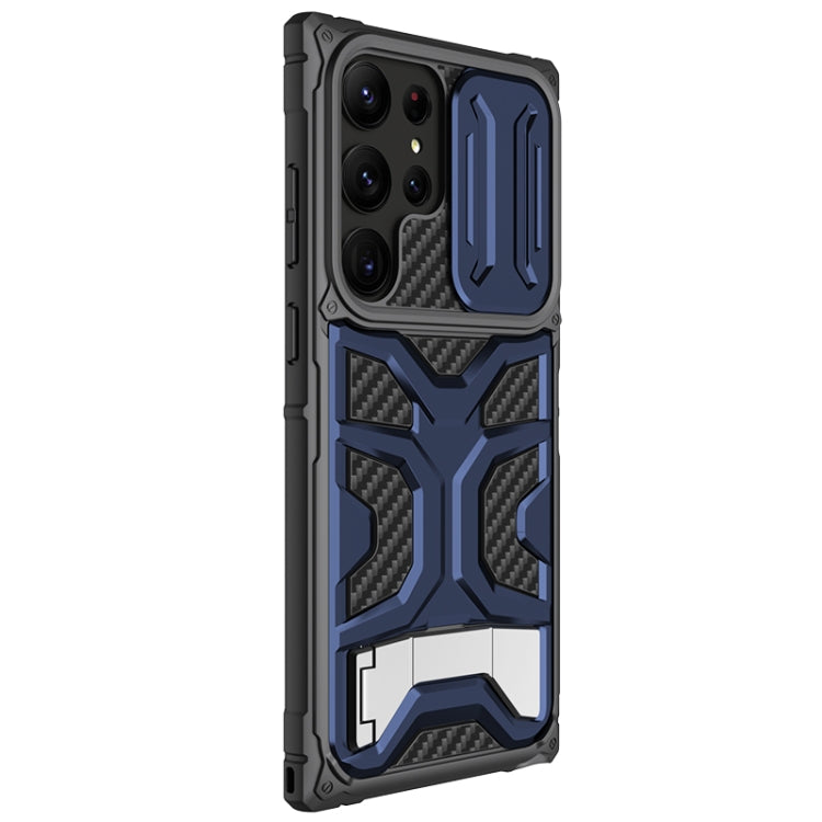 For Samsung Galaxy S23 Ultra 5G NILLKIN Explorer Pro Series PC + TPU Phone Case(Blue) - Galaxy S23 Ultra 5G Cases by NILLKIN | Online Shopping UK | buy2fix