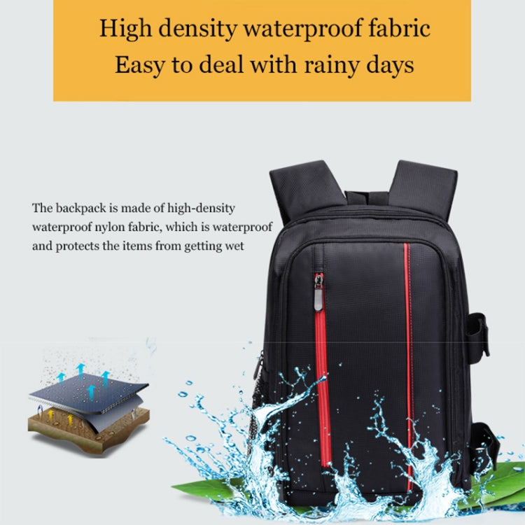 Outdoor Camera Backpack Waterproof Photography Camera Shoulders Bag, Size:45x32x18cm(Red) - Backpack by buy2fix | Online Shopping UK | buy2fix