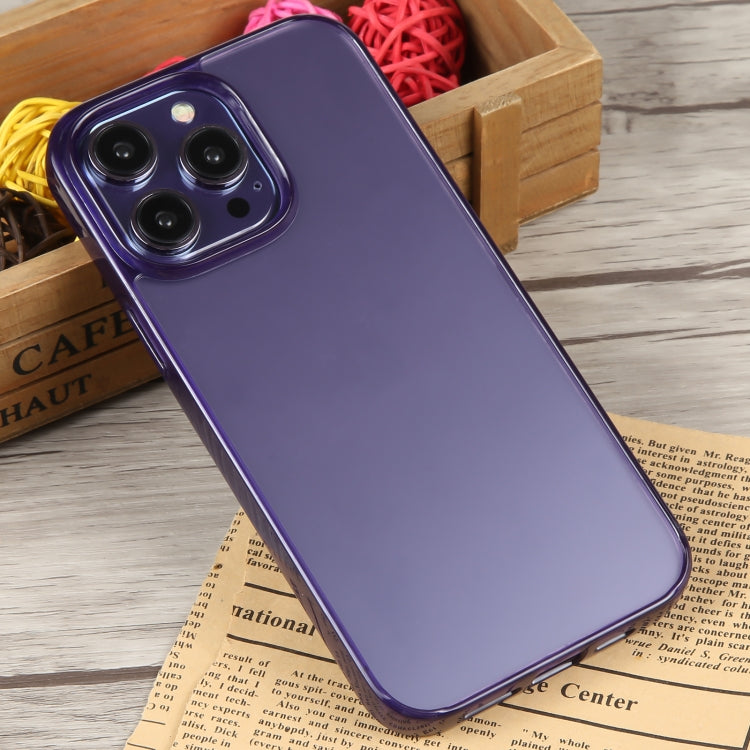 For iPhone 14 Pro Max GEBEI Acrylic Phone Case (Purple) - iPhone 14 Pro Max Cases by GEBEI | Online Shopping UK | buy2fix