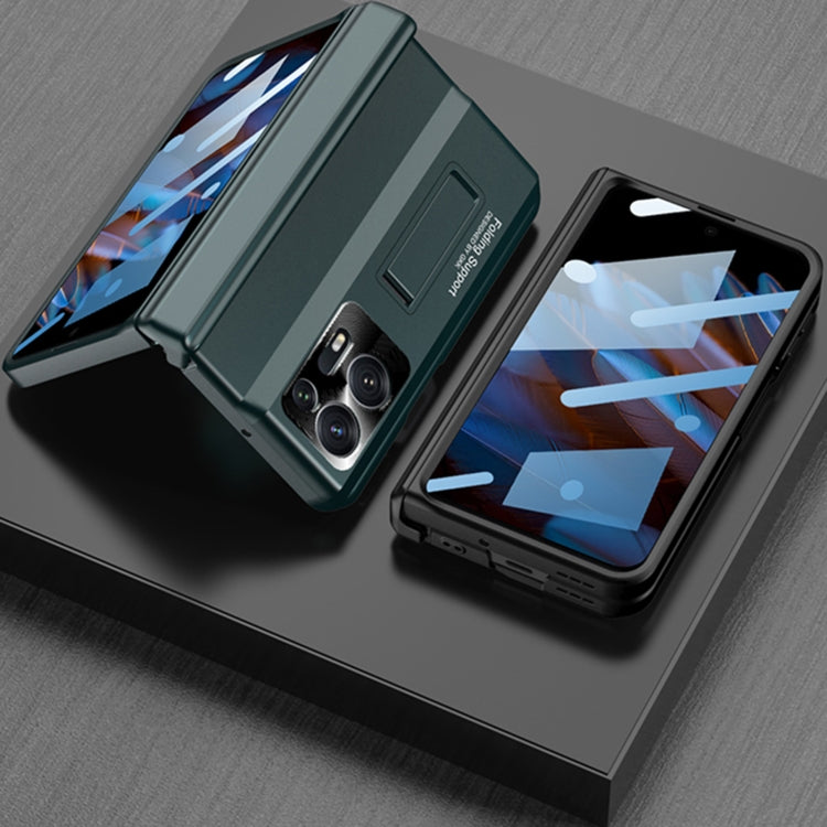 For OPPO Find N2 GKK Fold Magnetic Hinge Full Coverage Phone Case(Green) - Find N2 Cases by GKK | Online Shopping UK | buy2fix