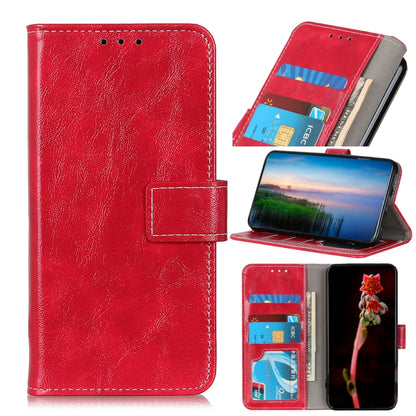 For Honor X7A Retro Crazy Horse Texture Horizontal Flip Leather Phone Case(Red) - Honor Cases by buy2fix | Online Shopping UK | buy2fix