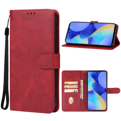 For Tecno Spark 10 Pro Leather Phone Case(Red) - Tecno Cases by buy2fix | Online Shopping UK | buy2fix