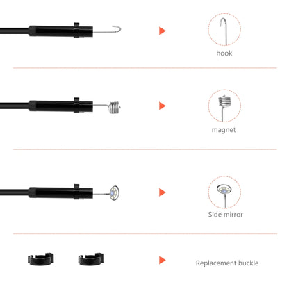 P130 14mm 4.3 inch Single Camera with Screen Endoscope, Length:2m - Consumer Electronics by buy2fix | Online Shopping UK | buy2fix