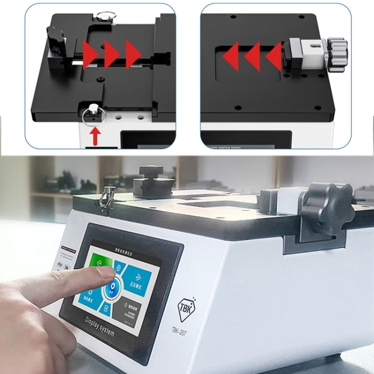 TBK-207 Portable Intelligent Air Tightness Detector Built-in Vacuum Pump(EU Plug) - Repair & Spare Parts by TBK | Online Shopping UK | buy2fix