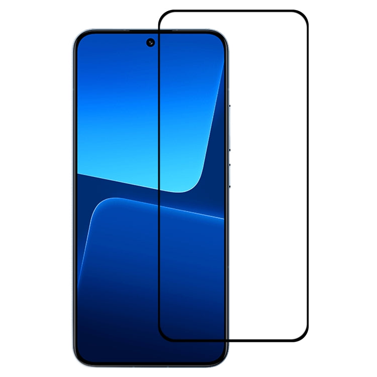 For Xiaomi 13 Ultra Edge Glue 9H HD 3D Curved Edge Tempered Glass Film(Black) - 13 Ultra Tempered Glass by buy2fix | Online Shopping UK | buy2fix