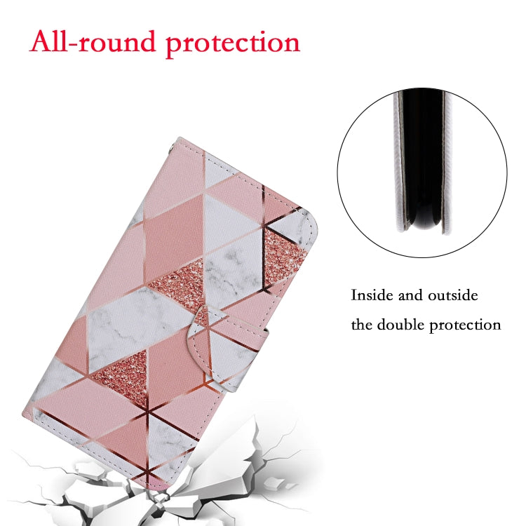 For Xiaomi Redmi 12C Colored Drawing Pattern Flip Leather Phone Case(Marble) - Xiaomi Cases by buy2fix | Online Shopping UK | buy2fix