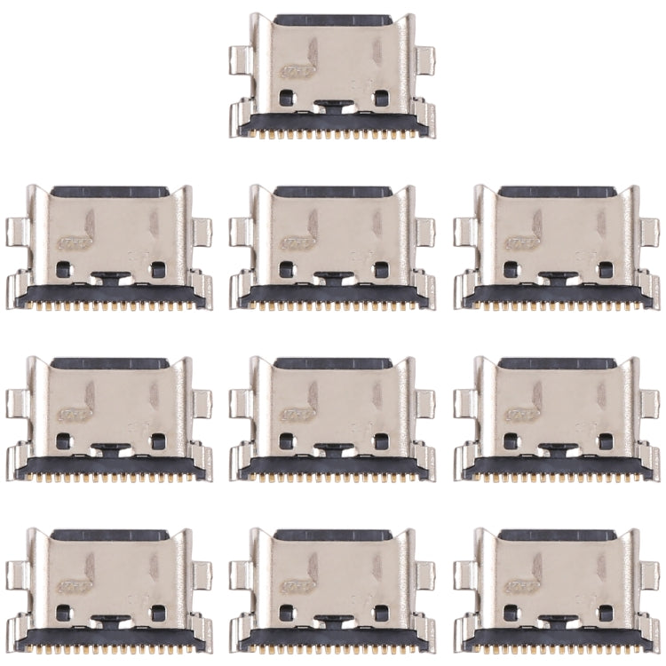 For Samsung Galaxy A14 SM-A145F 10pcs Charging Port Connector - Repair & Spare Parts by buy2fix | Online Shopping UK | buy2fix