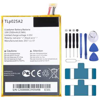 For Alcatel S960T y900 Y710 2500mAh Battery Replacement TLP025A2 - Others by buy2fix | Online Shopping UK | buy2fix