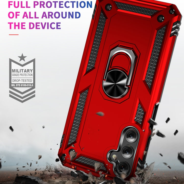 For Samsung Galaxy A24 4G Shockproof TPU + PC Phone Case(Red) - Galaxy Phone Cases by buy2fix | Online Shopping UK | buy2fix