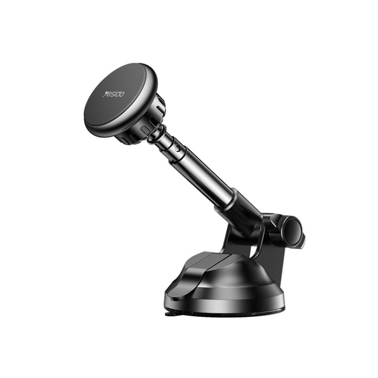 Yesido C41 Car Windshield Telescopic Suction Cup Magnetic Phone Holder(Black) - Car Holders by Yesido | Online Shopping UK | buy2fix