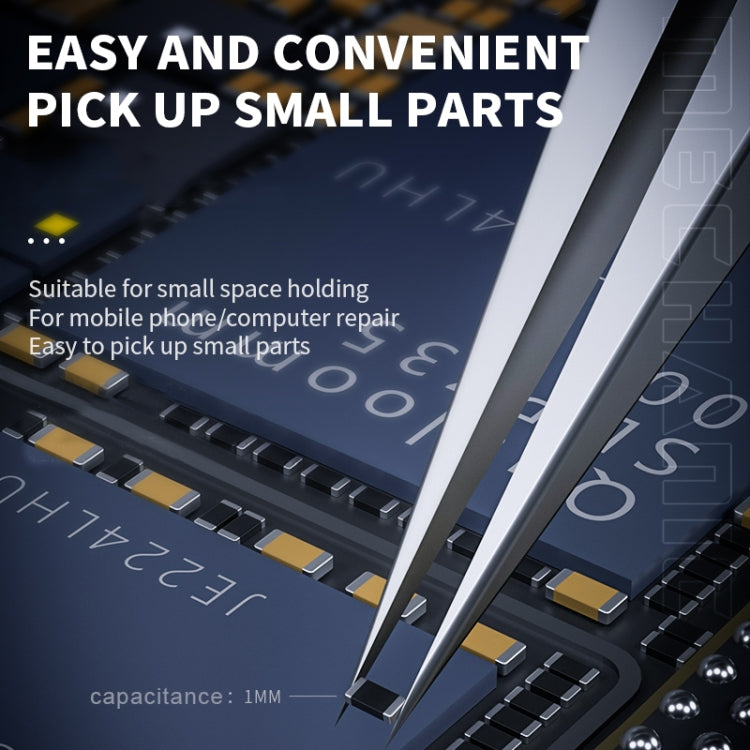 Mechanic KA-11 Non-magnetic Micrometer Pointed Tweezers - Tweezers by MECHANIC | Online Shopping UK | buy2fix