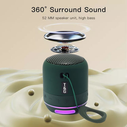 T&G TG294 TWS LED Mini Portable Wireless Stereo Sound Outdoor Speaker(Black) - Mini Speaker by T&G | Online Shopping UK | buy2fix