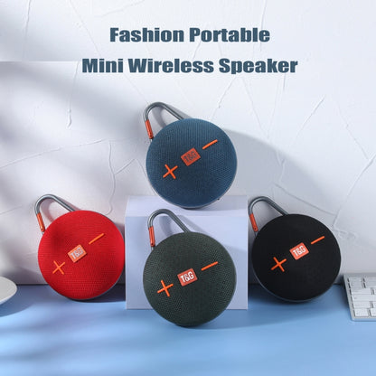 T&G TG648 TWS Outdoor Mini Portable Wireless Bluetooth Speaker with LED Light(Dark Green) - Mini Speaker by T&G | Online Shopping UK | buy2fix