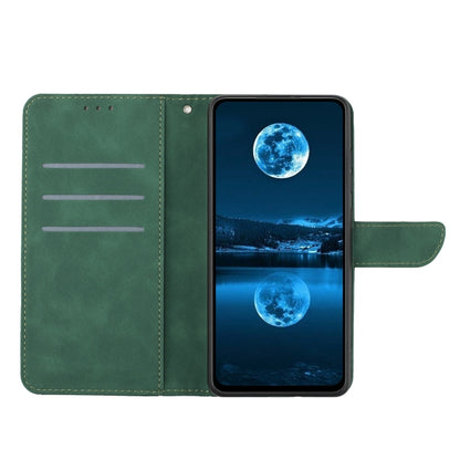 For Sony Xperia 1 V Stitching Embossed Leather Phone Case(Green) - Sony Cases by buy2fix | Online Shopping UK | buy2fix