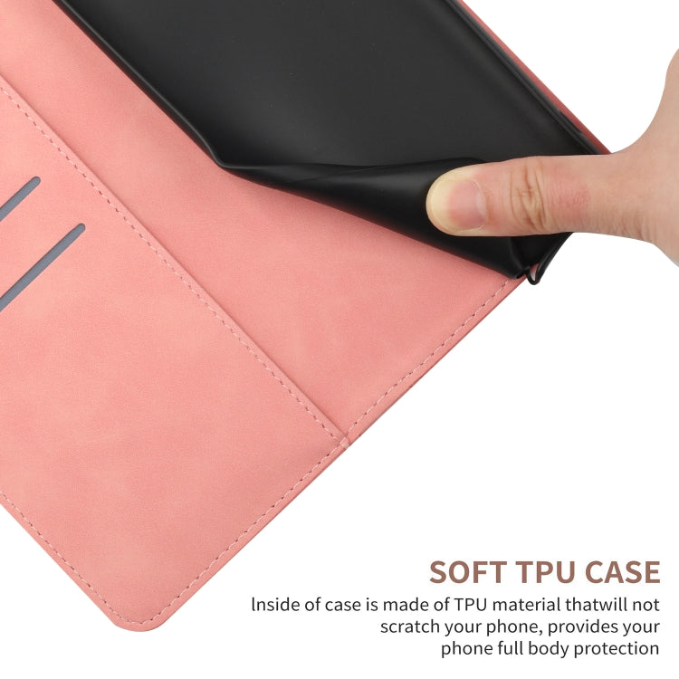 For Xiaomi POCO X4 GT Stitching Embossed Leather Phone Case(Pink) - Xiaomi Cases by buy2fix | Online Shopping UK | buy2fix