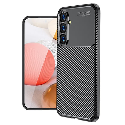 For Samsung Galaxy S23 FE 5G Carbon Fiber Texture Shockproof TPU Phone Case(Black) - Galaxy S23 FE 5G Cases by buy2fix | Online Shopping UK | buy2fix