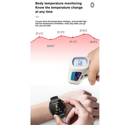 TK20 1.39 inch IP68 Waterproof Silicone Band Smart Watch Supports ECG / Remote Families Care / Body Temperature Monitoring(Red) - Smart Watches by buy2fix | Online Shopping UK | buy2fix