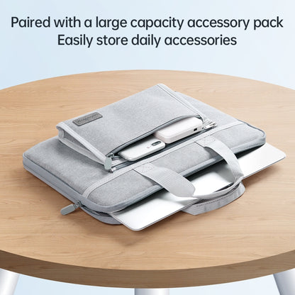 13/13.3 inch Oxford Fabric Portable Laptop Handbag(Grey) - 13.3 inch by buy2fix | Online Shopping UK | buy2fix