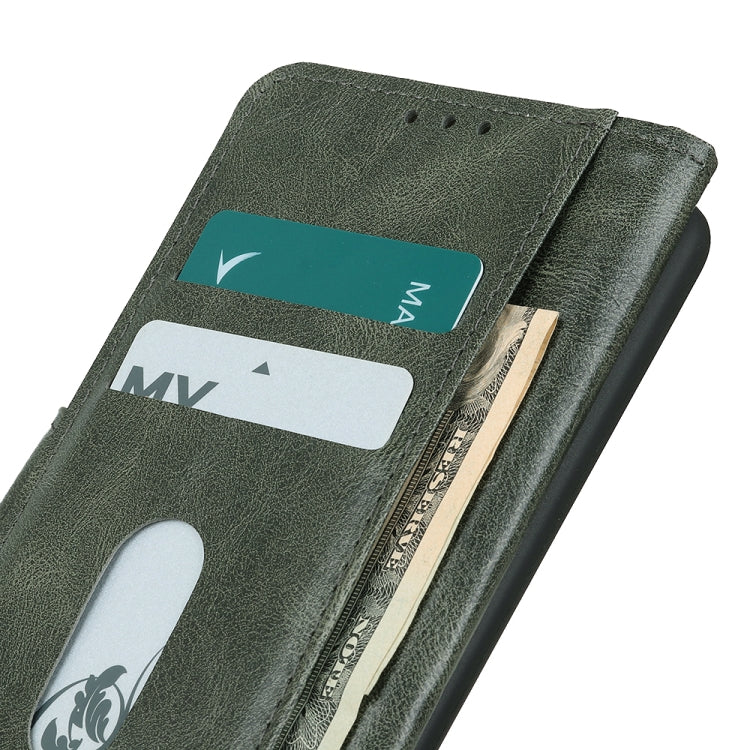 For Xiaomi Redmi Note 12S 4G Mirren Crazy Horse Texture Horizontal Flip Leather Phone Case with Holder & Card Slots & Wallet(Dark Green) - Xiaomi Cases by buy2fix | Online Shopping UK | buy2fix