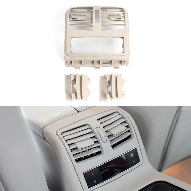 For Mercedes-Benz CLS W218 Car Rear Air Conditioner Air Outlet Panel 21883004548R99, Style:High Version(Mercerized Beige) - Air Conditioning System by imak | Online Shopping UK | buy2fix