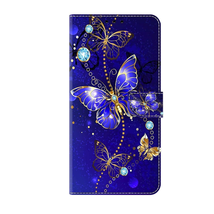 For Xiaomi Redmi Note 12 4G Crystal 3D Shockproof Protective Leather Phone Case(Diamond Butterfly) - Xiaomi Cases by buy2fix | Online Shopping UK | buy2fix