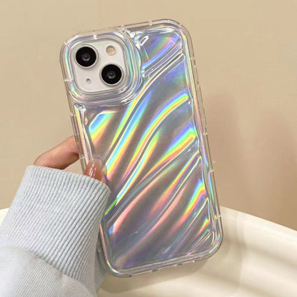 For iPhone 11 Pro Max Laser Sequin Waves TPU Phone Case(Transparent) - iPhone 11 Pro Max Cases by buy2fix | Online Shopping UK | buy2fix