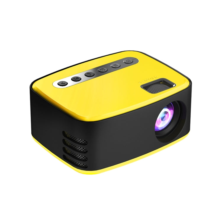 T20 320x240 400 Lumens Basic Version Portable Home Theater LED HD Digital Projector, Plug Type:UK Plug(Yellow) - LED Projector by buy2fix | Online Shopping UK | buy2fix