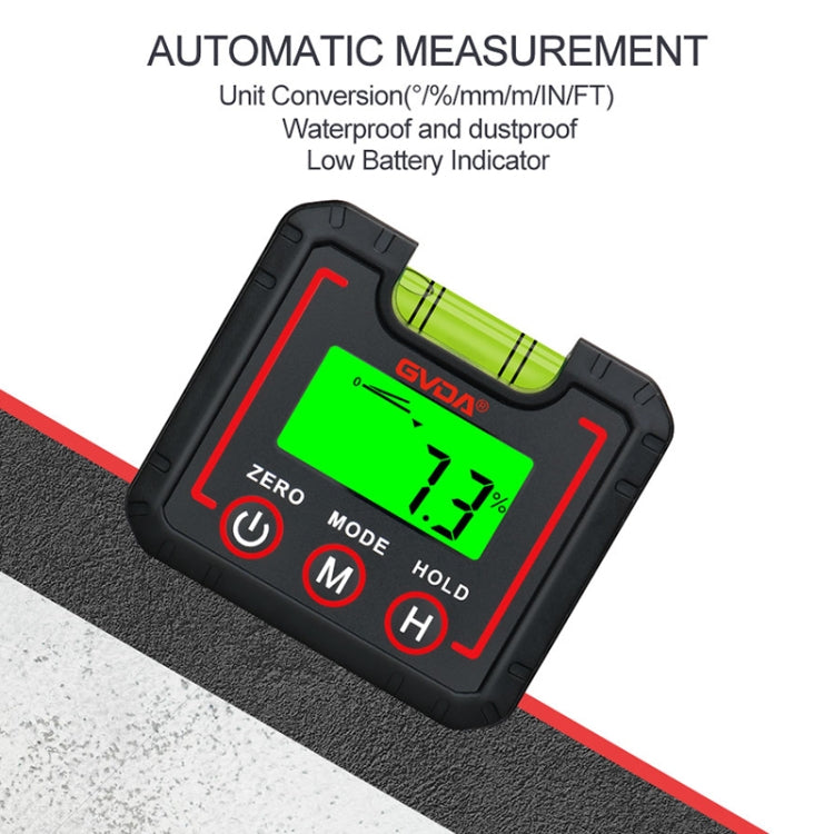 GVDA GD450M Digital Protractor 360 Degree High Precision Measuring Instrument - Laser Rangefinder by GVDA | Online Shopping UK | buy2fix