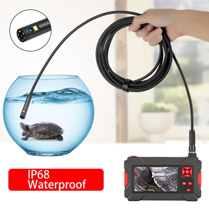 P30 5.5mm 1080P IP68 Waterproof 4.3 inch Screen Dual Camera Digital Endoscope, Length:5m Hard Cable(Black) -  by buy2fix | Online Shopping UK | buy2fix