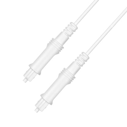 1m EMK OD2.2mm Digital Audio Optical Fiber Cable Plastic Speaker Balance Cable(White) - Audio Optical Cables by EMK | Online Shopping UK | buy2fix