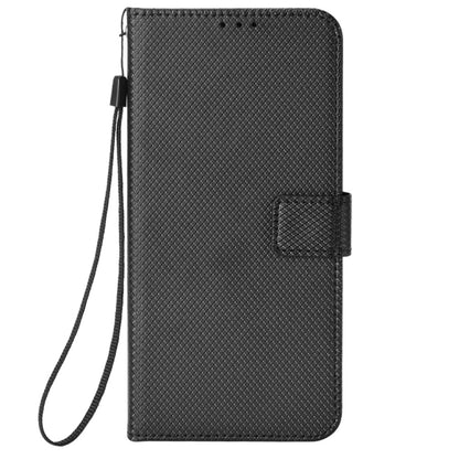 For Cubot P60 Diamond Texture Leather Phone Case(Black) - More Brand by buy2fix | Online Shopping UK | buy2fix