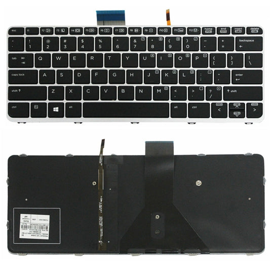 For HP Elitebook 1020 G1 US Version Laptop Backlight Keyboard - HP Spare Parts by buy2fix | Online Shopping UK | buy2fix