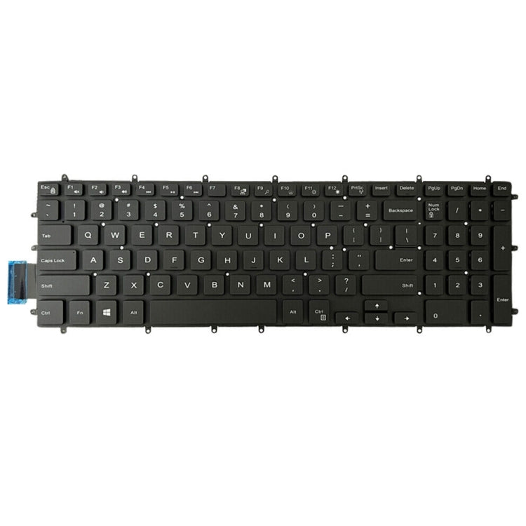US Version White Word Laptop Keyboard For Dell G3 3579 3779 / G5 5587 / G7 7588(Black) - Dell Spare Parts by buy2fix | Online Shopping UK | buy2fix
