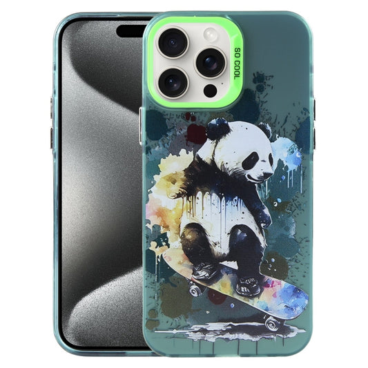 For iPhone 15 Pro Max Animal Pattern PC Phone Case(Panda) - iPhone 15 Pro Max Cases by buy2fix | Online Shopping UK | buy2fix