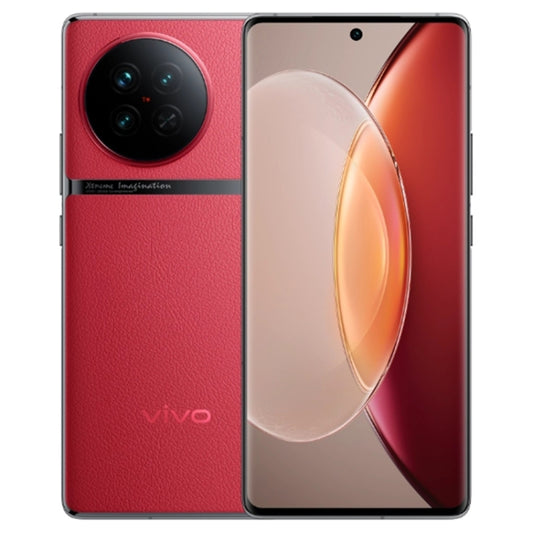 vivo X90s 5G,Triple Back Cameras, 8GB+256GB, Face ID Screen Fingerprint Identification, 6.78 inch Android 13.0 OriginOS 3 Dimensity 9200+ Octa Core, NFC, OTG, Network: 5G, Support Google Play(Red) - vivo by vivo | Online Shopping UK | buy2fix