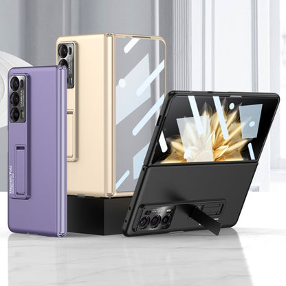 For Honor Magic V2 GKK Integrated Ultra-thin Folding Phone Case with Stand(Purple) - Honor Cases by GKK | Online Shopping UK | buy2fix