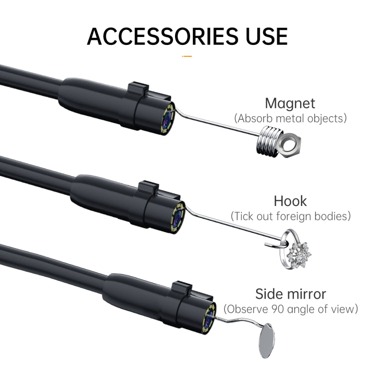 P200 5.5mm Front Lenses Integrated Industrial Pipeline Endoscope with 4.3 inch Screen, Spec:2m Tube -  by buy2fix | Online Shopping UK | buy2fix