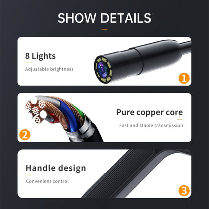 P200 5.5mm Front Lenses Integrated Industrial Pipeline Endoscope with 4.3 inch Screen, Spec:2m Tube -  by buy2fix | Online Shopping UK | buy2fix