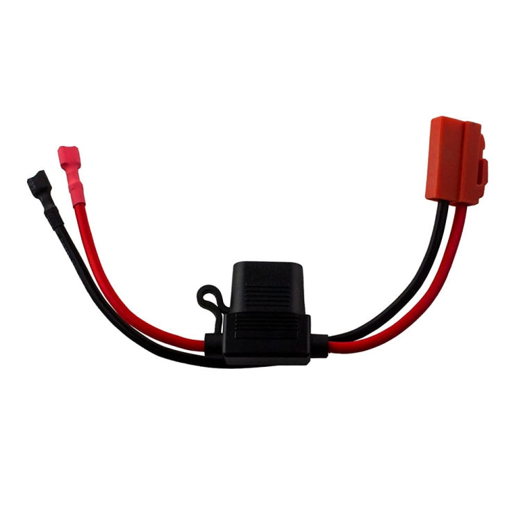 Battery Connector Extension Cable with Red 2 Pin Connector - DIY Cables by buy2fix | Online Shopping UK | buy2fix